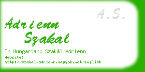 adrienn szakal business card